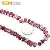 Necklaces 4X8MM Natural Garnet Stone Necklace 16 Inches Birthstone Of January Guardian Stone For Scorpio Women Fashion Birthday Present