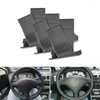 Cubiertas de volante para Peugeot 307 2001-2008 SW 2005-2008 DIY cubierta de costura a mano accesorios de cuero de microfibra perforados para coche