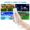 Gamepads For Nintendo Wii Joystick 2 in 1 Wireless Remote Gamepad Controller Set Optional Motion Plus with Silicone Case