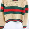 Дизайнерский вязаный свитер с вышитыми буквами и цветными блоками, облегающий крой и новый топ для осени и зимы.