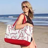 디자이너 대형 여름 보그 방수 비치 가방 고급 주최자 PVC 플라스틱 남성 바구니 가방 토트 핸드