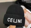 Lüks Cel Örme Hat Beanie Tasarımcı Kadın Beanie Cap Kafatası Kapı Kış Sıcak Moda Erkekler Balıkçı Keleşim Şapka Yüksek Kaliteli Ücretsiz Gemi