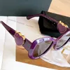 Lunettes de soleil de marque de luxe pour femmes style d'été anti-ultraviolet CH5517 plaque rétro ovale plein cadre mode lunettes boîte aléatoire