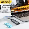 Scatole Essager Scatola rigida esterna Custodia SSD portatile M.2 SATA NVMe Custodia per disco rigido USB 3.2 tipo C Custodia per archiviazione ad alta velocità da 10 GbPS