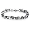 Bangles New Product Factory Price S925 Silver SixCharacter Mantra Bracelet 18/20/22CM Retro Spiral Chain Trend Men's Jewelry Gift