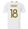 23 24 Maillot Lyon Soccer Jerseys 2023 2024 8 AOUAR CHERKI BARCOLA Olympique Lyonnais OL Numérique Quatrième Chemises TRAORE MEMPHIS Hommes Chemise de Football Kits 4XL