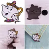 Shoe Parts & Accessories Mrs Pottts Enamel Pin Enchanted Teapot Badge Beauty And Beasst Brooch Gift Backpack Decoration Jewelry Drop D Dhe4T