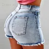 Jeans pour femmes harajuku hauteur taille sexy short jean décontracté short denim d'été pour femmes jeans femme jeans courte femme pantalon chaud t240221