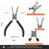 Equipments XUQIAN High Quality 6/8.5mm with Bail Making Plier for Jewelry Making Loops Jump Ring L0166