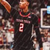 Maglie da basket PERSONALIZZATE Maglia NCAA Texas Tech Bryson Williams Kevin McCullar Terrence Shannon Jr Uomo Bambini