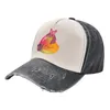 Cappellini da baseball con frutta e pipistrello - Berretto da baseball pastello Cappello divertente da sole per bambini Trucker Donna Uomo