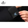 Abotoaduras GHROCO de alta qualidade requintado 9 cristais da Swarovski camisa clássica abotoaduras moda presente de luxo para homens de negócios Weddi