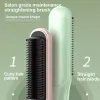 Apparater Portable rak hårkam negativ kamskägg raktare rakt hår curling 2in1 elektrisk curlingkam jon hårborste