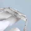ダイヤモンドウォッチメンズデザイナーウォッチ2836自動メカニカルサファイア女性リストバンド40mmとダイヤモンド散布されたスチールブレスレットモントレクル