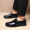 Dress Shoes 2024 Leather For Men Floral Pattern Men's Formal Luxury Business Oxford Male Office Wedding Flats Mocassin Homme