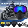 Eyewears Motorcykelglasögon Mask Windproof Retrol Motocross Goggles Racing Helmet Antiultraviolet Dustproakt Cycling Protective Glasses