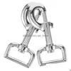 Dog Collars Leashes 2 Pcs Pet Swivel Snap Hooks Heavy Duty Webbing Belt Spring Clasp For Leash Zinc Alloy Trigger Drop Delivery Ho Dhwea