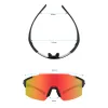 Eyewears Nya cykelglasögon Racing UV400 Polariserad Sports Mountain Bicycle Solglasögon Män Kvinnor Cykelglasögon MTB Cycling Eyewear Goggle