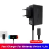 Ładowarki 15V 2.6A Szybkie ładowanie adapter AC dla Nintendo Switch Quick Charger Nintend Switch Lite Dock/ kontroler Wsparcie TV Tryb Tryb