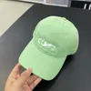 Unisex Tasarımcı Top Kapakları Doğru Mektup Beyzbol Kapağı Şeker Candy Renkli Pamuklu Yumuşak Üst Kapak Yüksek Kaliteli Şapka 9-15