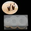 Equipments Mini Tiny Cup Shaped Silicone Molds Epoxy Resin Molds DIY Jewelry Pendant Tools for Mini Dessert, Crafting and DIY Projects