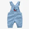 Clothing Sets Newborn Clothes Toddler Boy Hat Romper Baby Set 3PCS Cotton Bib Long-sleeved Jumpsuit Suit Boys Fashion Outfit 3 6 9 12 18 24ML2402