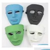 Party Masks Men Women Bboy Hiphop Mardi Gras Mask Fl Face Masquerade For Halloween Graduation Birtyday Drop Delivery Home Garden Fes Dhmcb