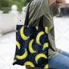 Einkaufstaschen Verkauf Fruit Series Tote Faltbare Tasche Canvas Wiederverwendbare tragbare Damen Supermarkt