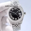 Mens Watch Clean Watch Mens Diamond 41mm Automatic Mechanical Stainless Steel Strap Fashion Numeral Dial