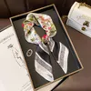 Erkekler için Örgü Eşarp Seti Kadın Kış Yün Moda Tasarımcısı Kaşmir Şal Yüzüğü Lüks Ekose Kontrol Pamuk 70 x 70 cm Renk Accanları qiming 2024221013
