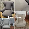 Chair Covers Elastic Wing Cover Jacquard High Sloping Sofa Living Room Spandex Armchair Cushion Furniture Protector