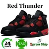 Militaire Black Cat Bred Reimagined 4 jumpman basketbalschoenen Outdoor Pine Green heren 4s Red Thunder Geel Wit Oreo j4 dames heren sneakers sporttrainers