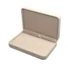 Samt-Schmuckset-Boxen, Tablett, Reise-Halsketten-Ring-Ohrring-Aufbewahrungsbox für Hochzeitsschmuck, Geschenkverpackung, 17 x 12 x 4 cm