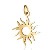 Charms 5pcs/lot 316 Stainless Steel Sun Charm Wholesale DIY Jewelry Making Jewellery Never Tarnished Pendant