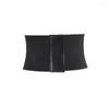 Cinture Cintura elastica in vita per corsetto per abiti da donna con cravatta larga Bustier Catena a farfalla