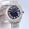Herenhorloge Schoon horloge Heren diamant 41 mm automatisch mechanisch roestvrijstalen band Mode cijferwijzerplaat