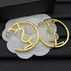 أقراط Lys Hoops Hoop Earrings Designer Actioner Stud أقراط الذهب جولد دائرة كبيرة الملحقات كلاسيكية المصممة المجوهرات boucles doreilles chd2402196-12