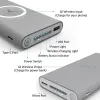 Chargers Qi 200000MAH Wireless Power Bank Twoway Fast Carging PowerBank Portable cargador Typec Batería externa para iPhone