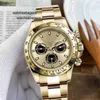 Mens Watch Clean Watch Watch for Watch Automatic Mechanical 40mm Folding Buckle Gold Waterproof Luxurious Male