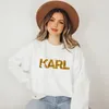 Kadın Hoodies High End Chic Sweatshirtler Kadın Y2K Kazak Kış Giyim Sudadera Mujer