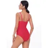 Vrouwen Badmode Roze Eendelig Badpak Met Jurk Voor Vrouwen 2024 Vrouwelijke 3D Bloem Strand Badpak Elegante Zomer cover Up