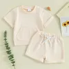 Ensembles de vêtements ma bébé 0-3Y infantile nouveau-né enfant en bas âge bébé garçon vêtements ensembles à manches courtes T-Shirt Shorts tenues décontractées d'été