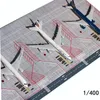 Scala 1/400 Aeroporto Passeggeri Aereo Pista Modello PVC Grembiule da parcheggio Pad Velivolo Scena Display Diorama kit 1 Pz 240219