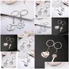 Sleutelhangers Lanyards Sleutelhangers Lanyards Paar sleutelhanger Creatieve metalen transformatoren Hangende ring Gift7301903 Mode-accessoires Othkz Dhztw