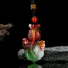 Pendants Natural Colorful Jade Rich Goldfish Pendants Have Been More Than Men's and Women's Sweater Chain Pendants for Years