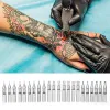 Punte Kit di punte per tatuaggio in acciaio inossidabile 22/11 pezzi Mix punte tonde/piatte/diamantate RT FT DT Set di punte per tatuaggio per aghi per mitragliatrice per tatuaggio