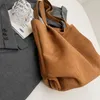 Bolsas de noche Est Mensaje Hombro Mujeres Crossbody Faux Gamuza Bolsillos grandes Ocio Casual Bolsos multifunción