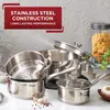 Cookware Sets T-fal Cook & Strain Stainless Steel Set 14 Piece Dishwasher Safe Jogo De Panelas