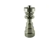 Universal 6 in 1 Titanium Nails Domeless 10mm 14mm 18mm Joint Male and Female Adjustable Adapter GR2 Domeless Nail Glass Bongs Water Pipes Dab Rigs