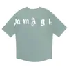 2024 Angel Pa Palm Tops Summer Loose Tees 패션 캐주얼 셔츠 고급 길거리 길거리 귀여운 셔츠 남녀 고품질 유니esx 커플 T 셔츠